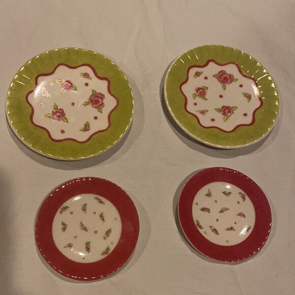 Astor Lane Dillard’s Vintage 15 piece Floral Porcelain Play Mini Tea Set EUC - Picture 6 of 16